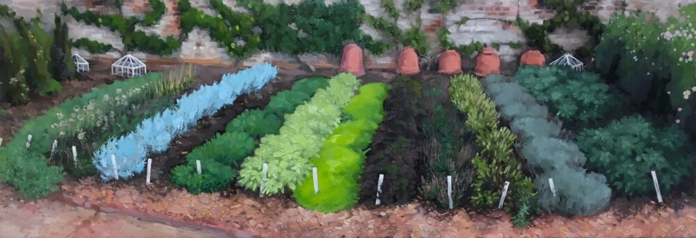 Herb bed, west dean garden