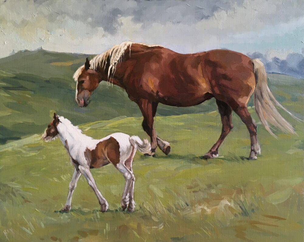 Mother and foal
